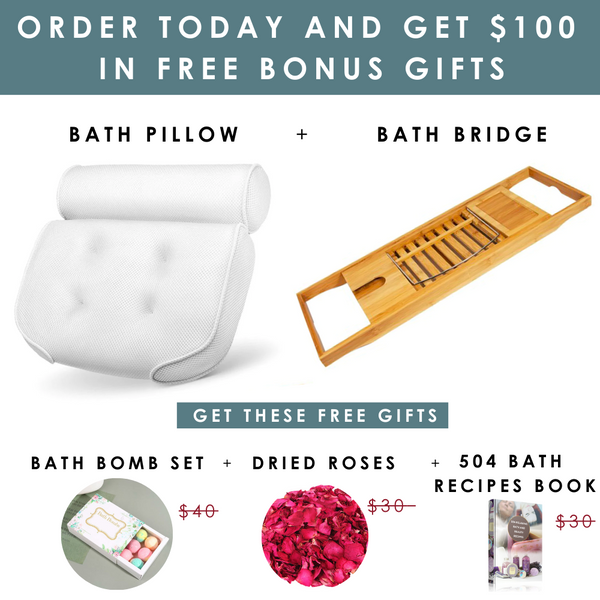 Paquete de almohada de baño y carrito de LuxeBath™