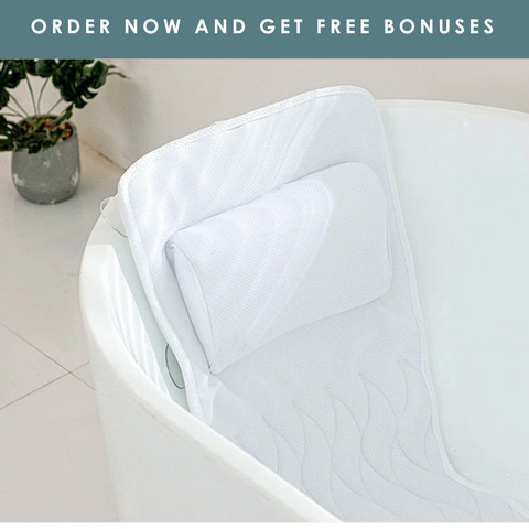 Almohada de baño de cuerpo completo de LuxeBath™ + bono gratis