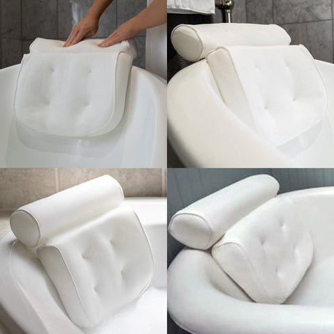 Bath Pillow And Bath Caddy Bundle By LuxeBath™ + Free Gift